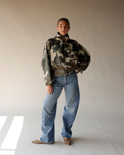 STEALTH MODE CAMO BOMBER JACKET