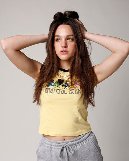 DAYDREAMER GRATEFUL DEAD BEARS RAGLAN TANK