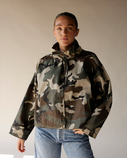 STEALTH MODE CAMO BOMBER JACKET
