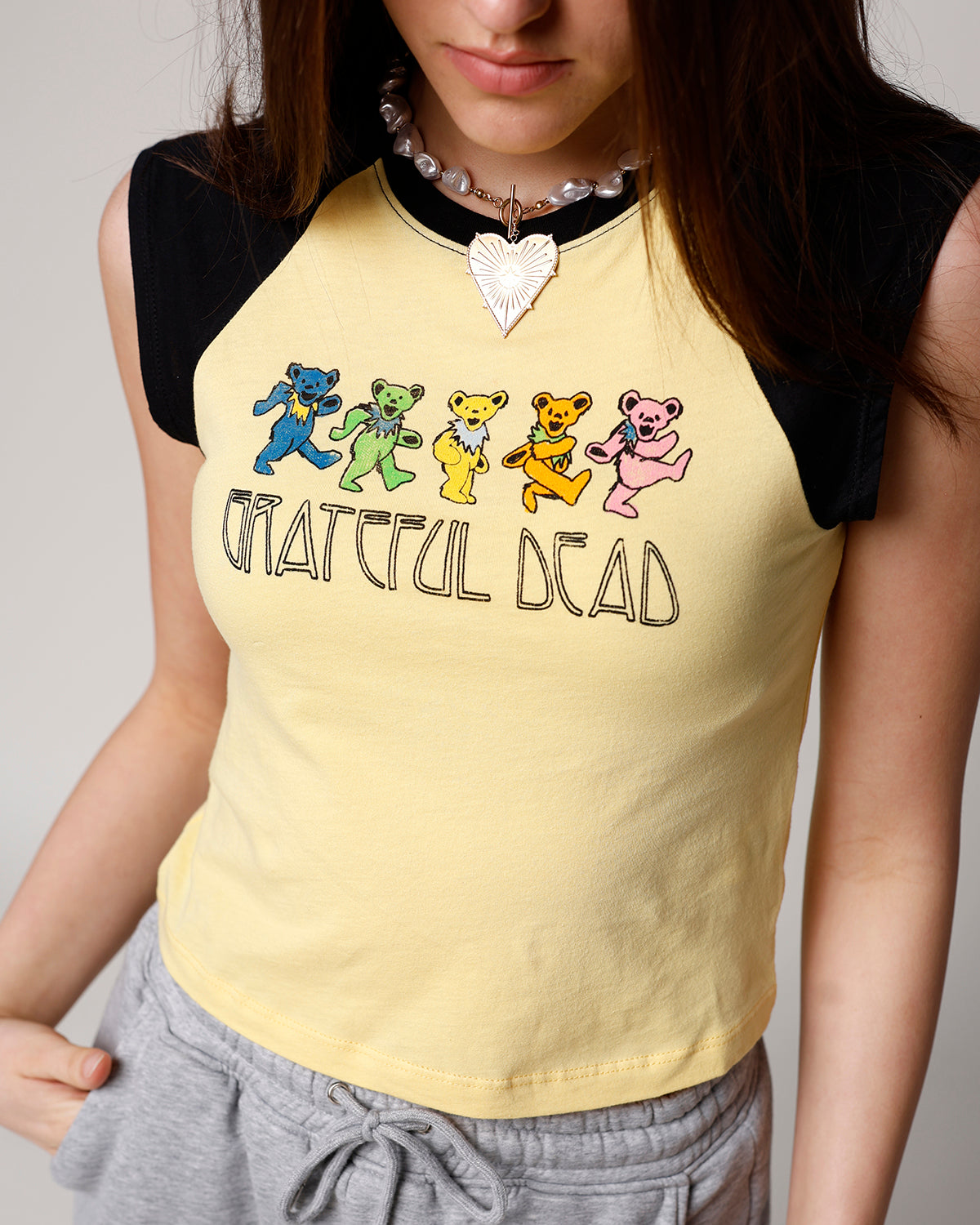 DAYDREAMER GRATEFUL DEAD BEARS RAGLAN TANK