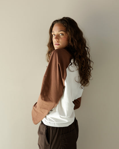 HIP COVETED RAGLAN TEE X BROWN