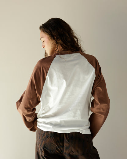 HIP COVETED RAGLAN TEE X BROWN