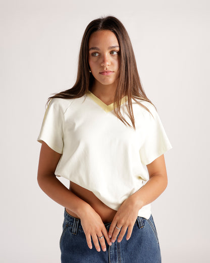 VARSITY VIBES TEE X YELLOW