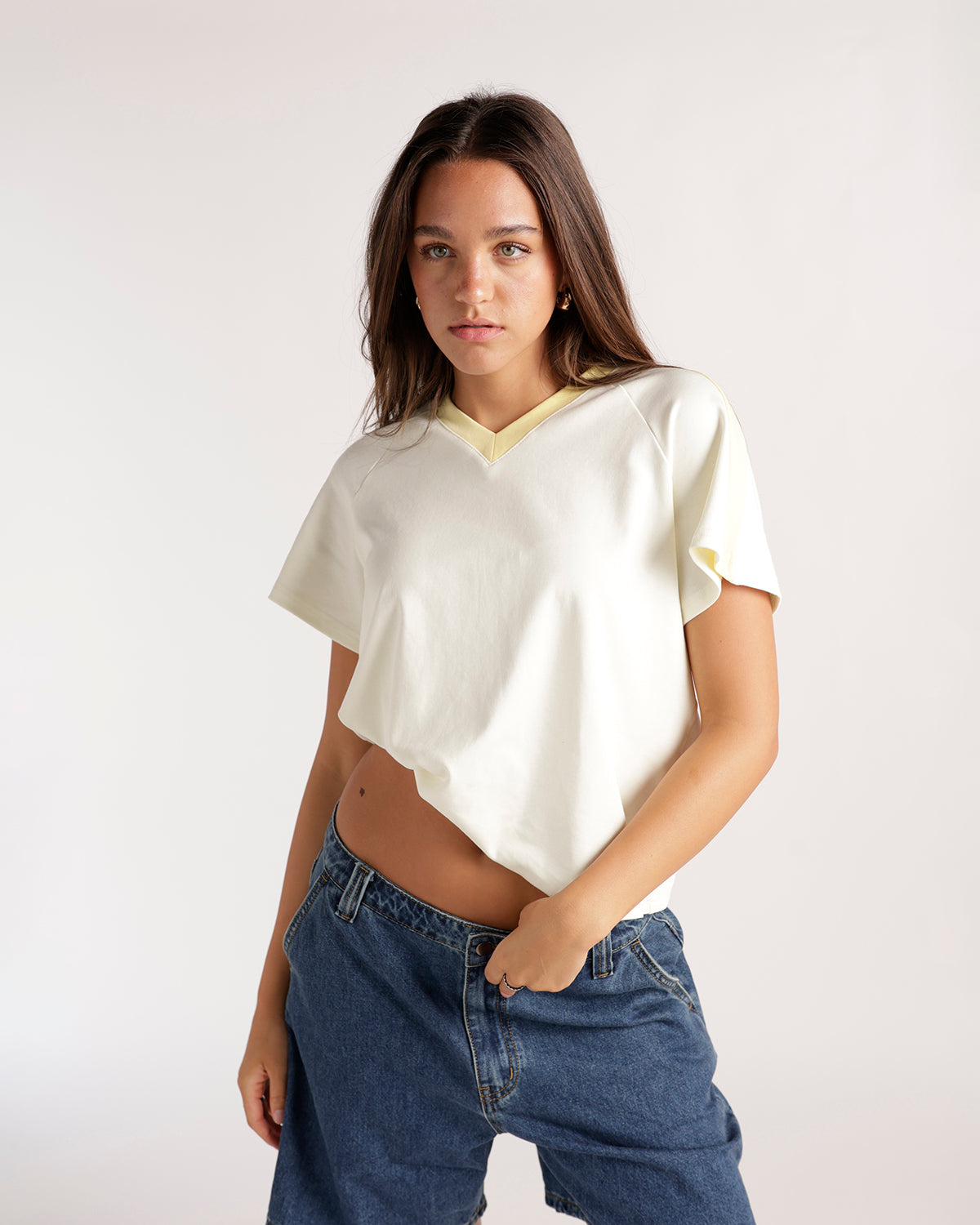 VARSITY VIBES TEE X YELLOW