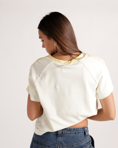 VARSITY VIBES TEE X YELLOW