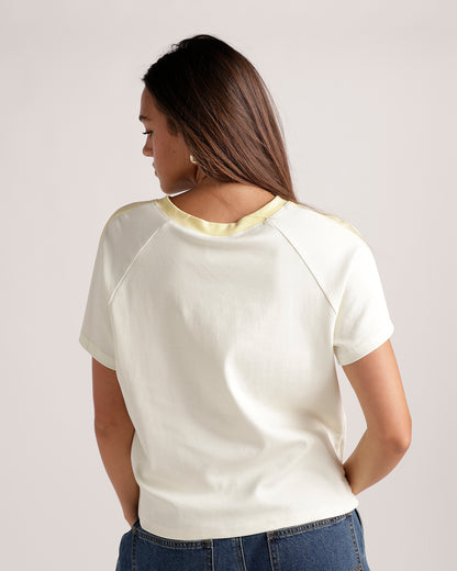 VARSITY VIBES TEE X YELLOW