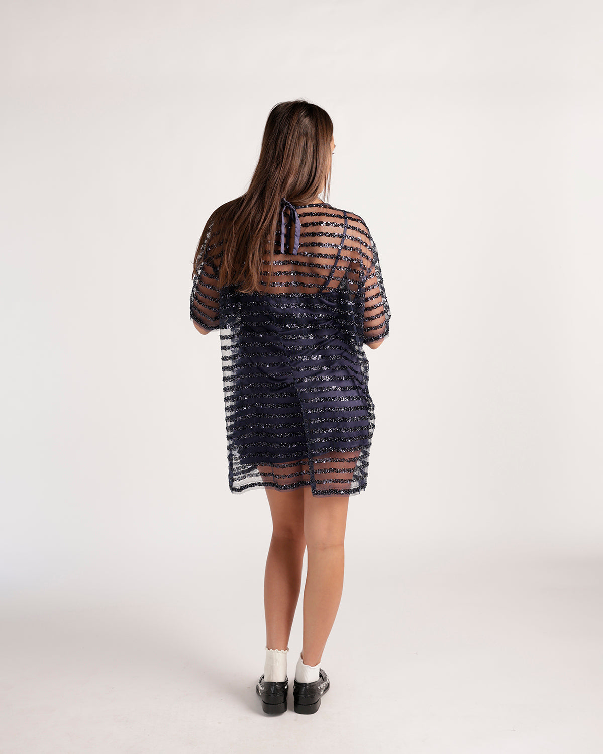 VICTORY LAP SEQUIN MINI DRESS
