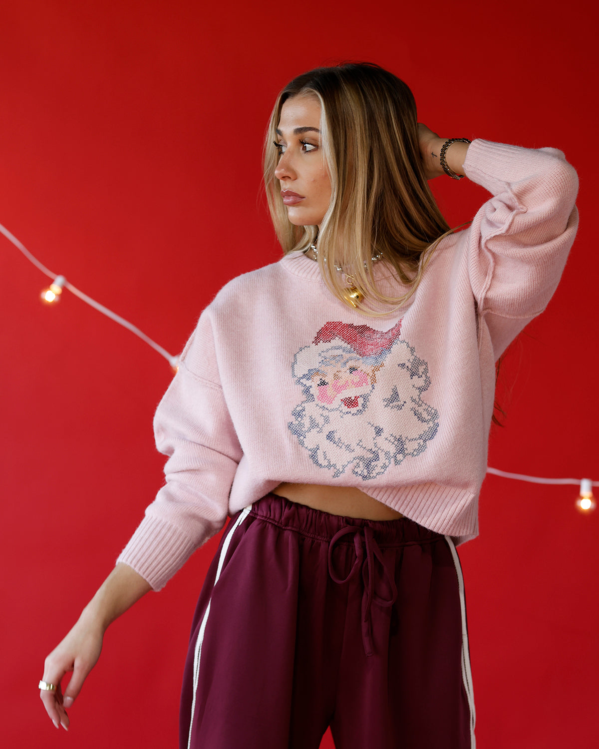 SANTA BABY SWEATER