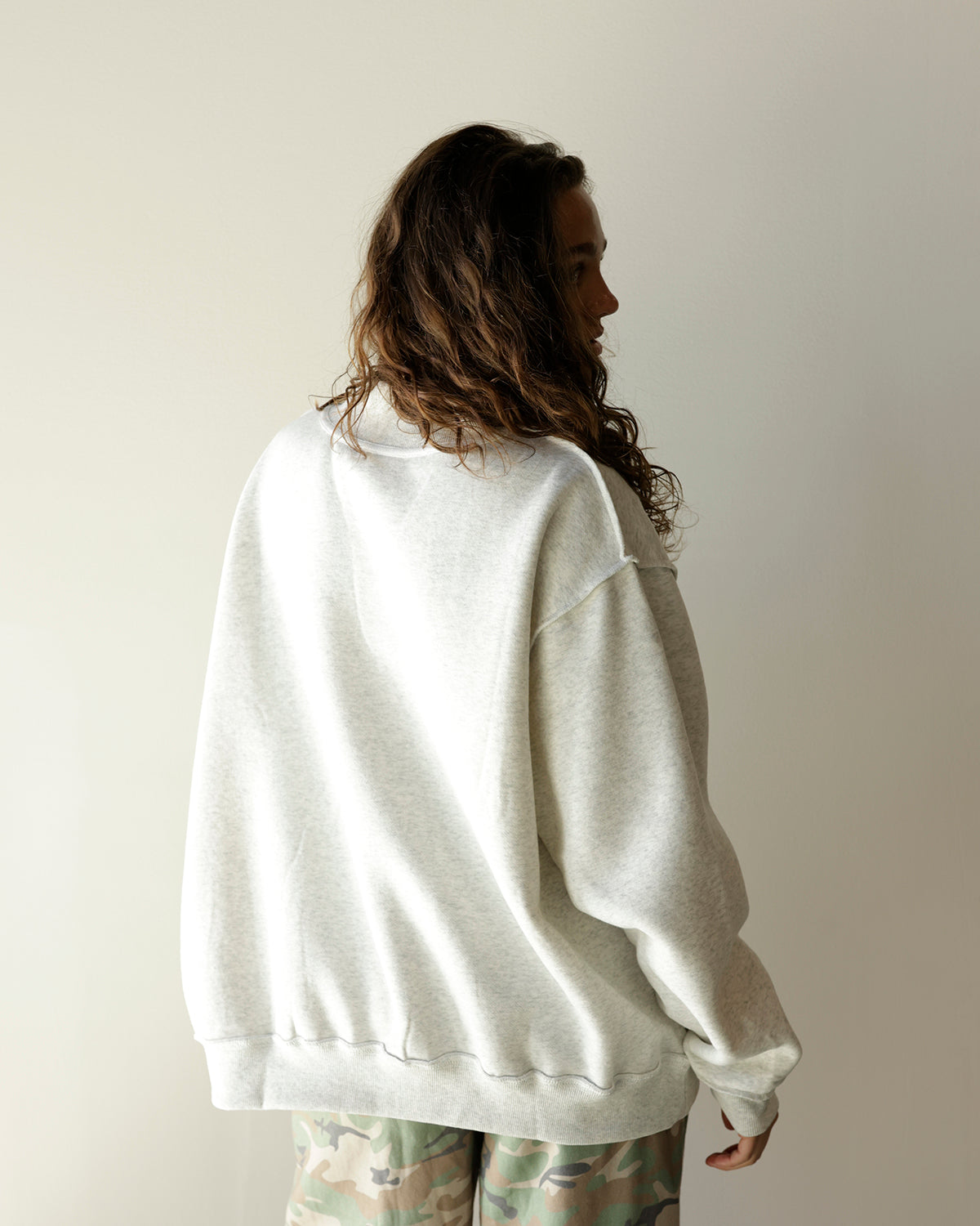GRINCHY + MERRY REVERSIBLE MOCK NECK SWEATSHIRT
