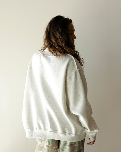 GRINCHY + MERRY REVERSIBLE MOCK NECK SWEATSHIRT