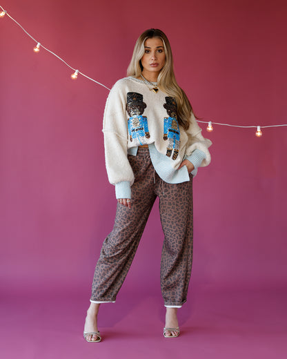 BEAR-Y FESTIVE NUTCRACKER SWEATER