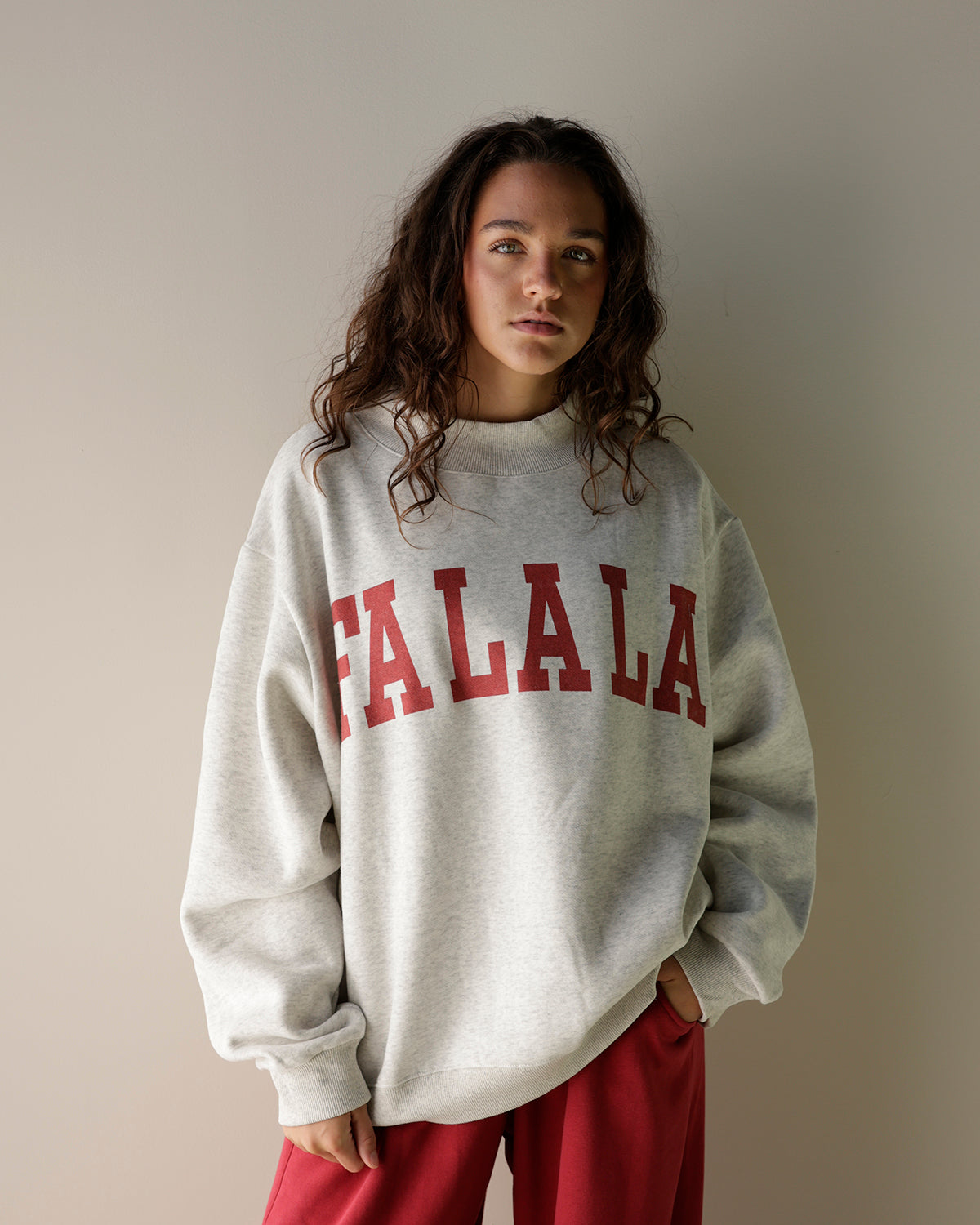 holiday mock necks, fa la la mock neck, Christmas sweatshirts