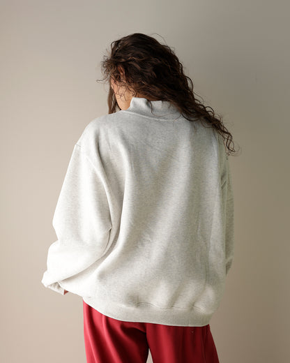 FA LA LA + HO HO HO REVERSIBLE MOCK NECK SWEATSHIRT