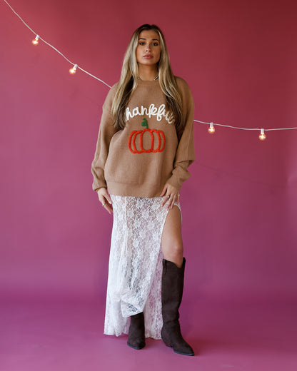 FALLIN' THANKFUL SWEATER