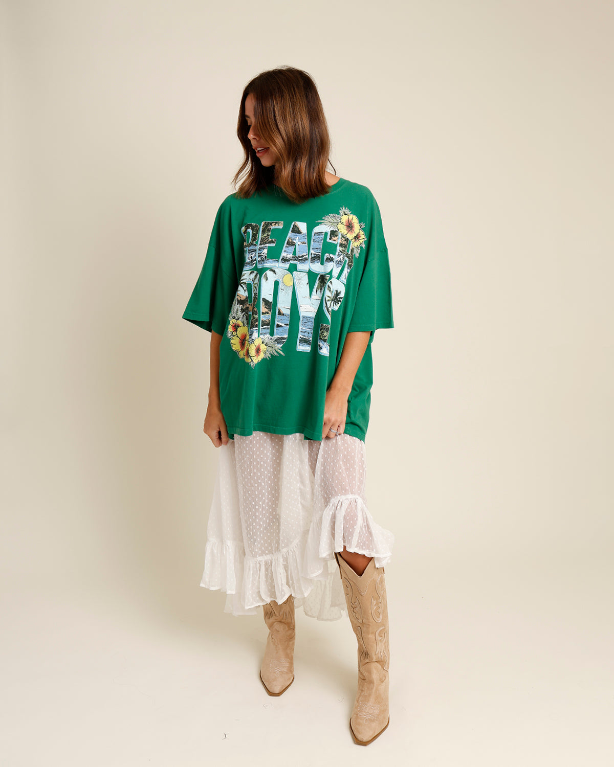 DAYDREAMER THE BEACH BOYS TROPICAL STACK TEE