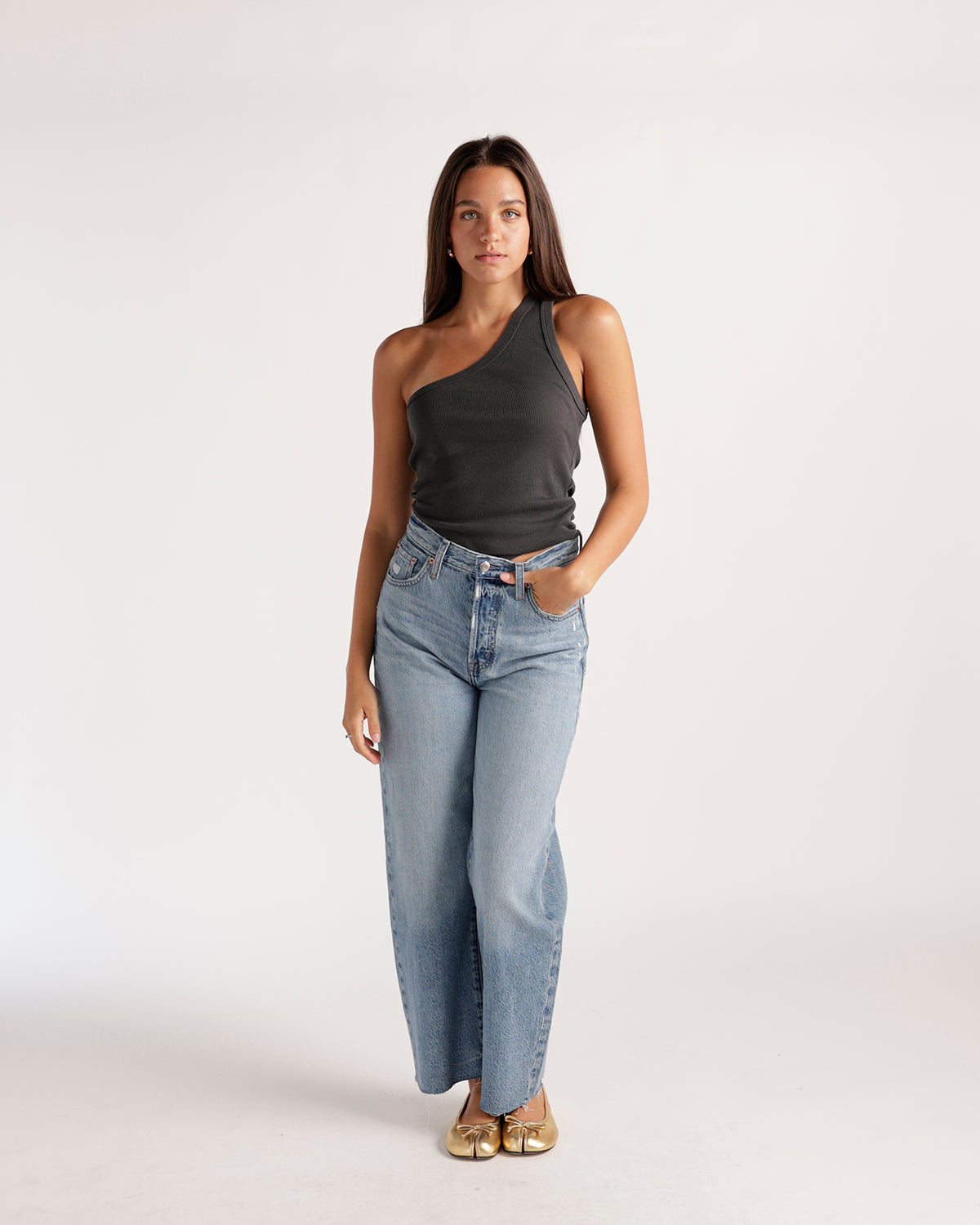 ECLIPSE ONE SHOULDER TOP