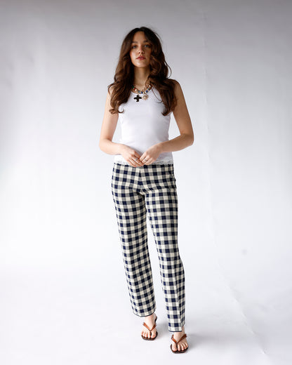 GINGHAM GETAWAY PANTS
