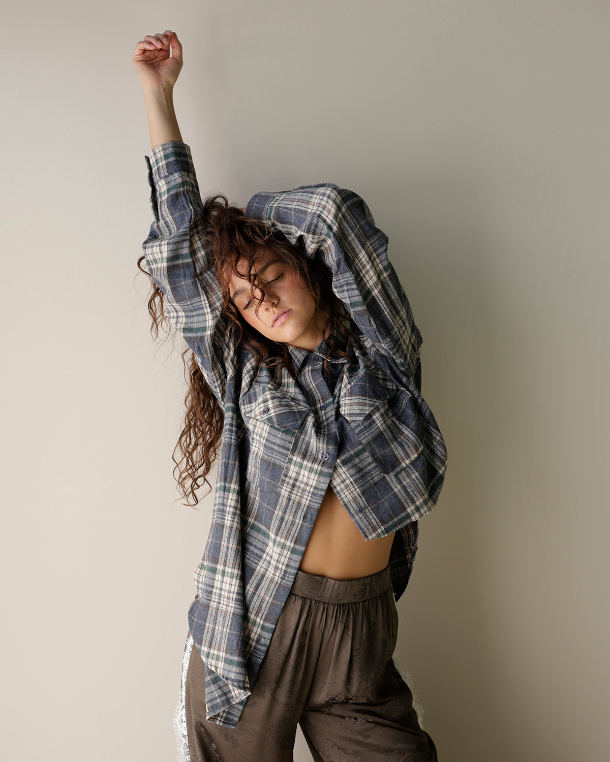 blue plaid button up vintage button up, flannel shirts for fall, coffee run, cozy fall button up flannel 
