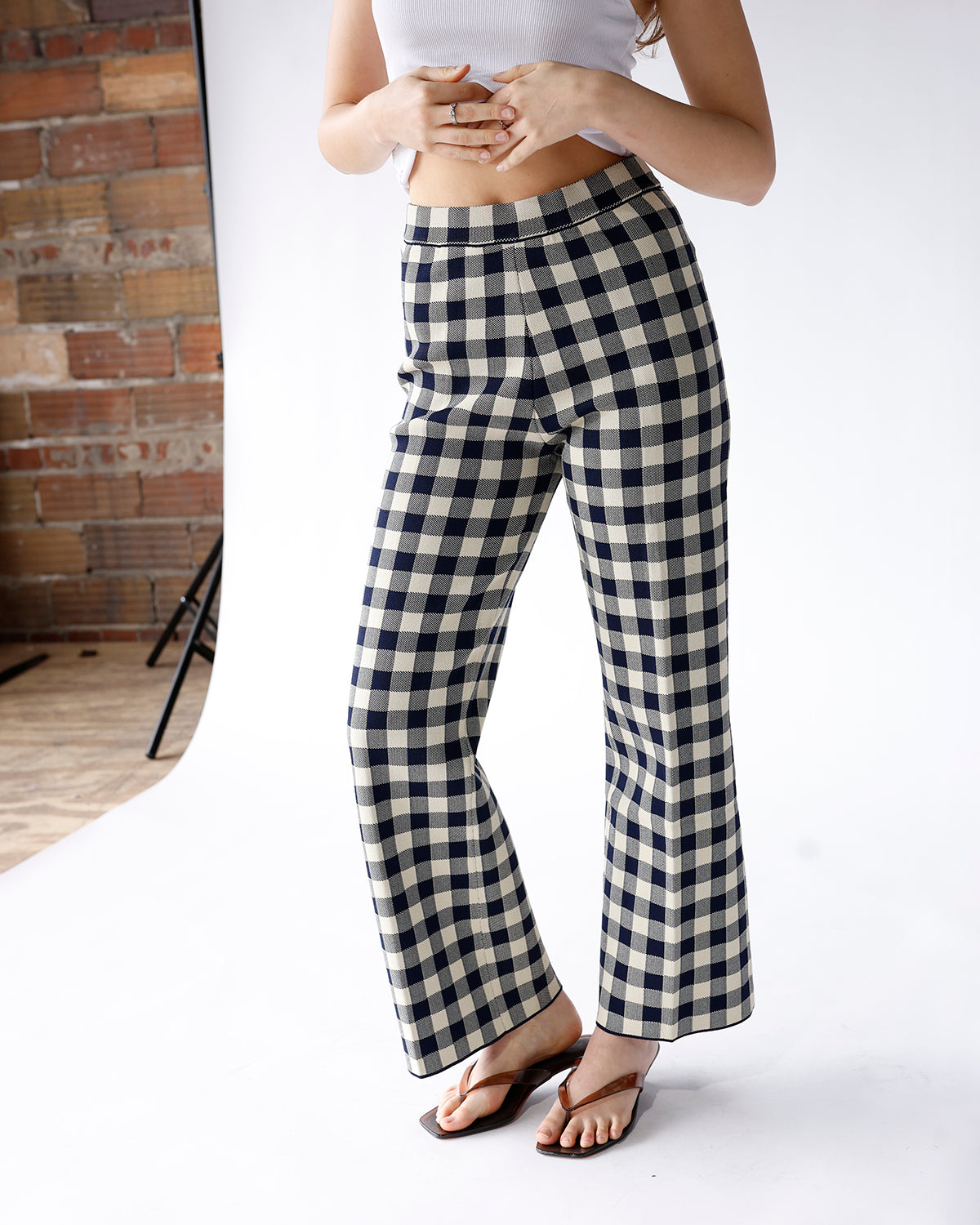 GINGHAM GETAWAY PANTS
