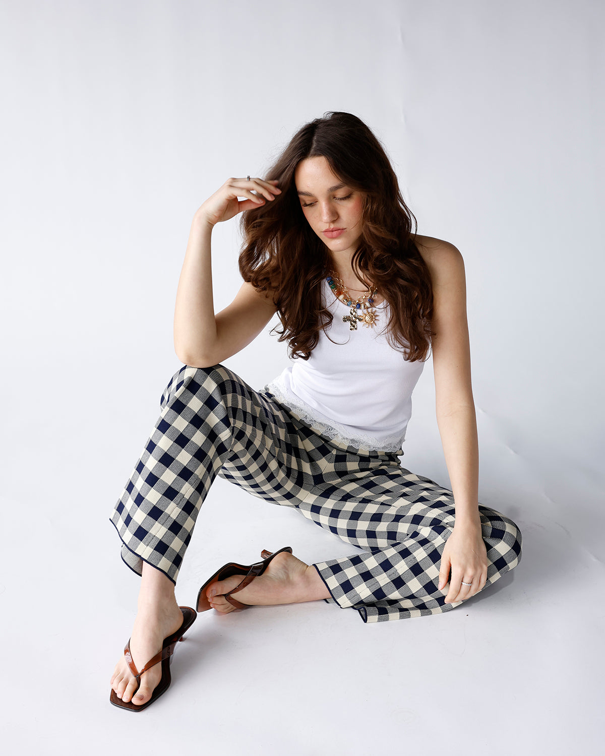 GINGHAM GETAWAY PANTS