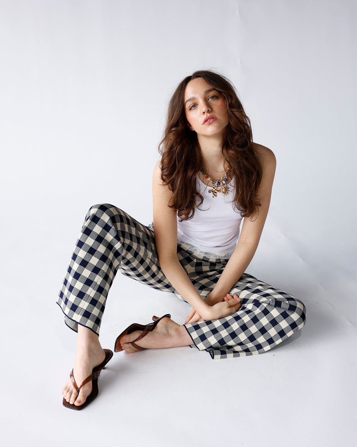 GINGHAM GETAWAY PANTS