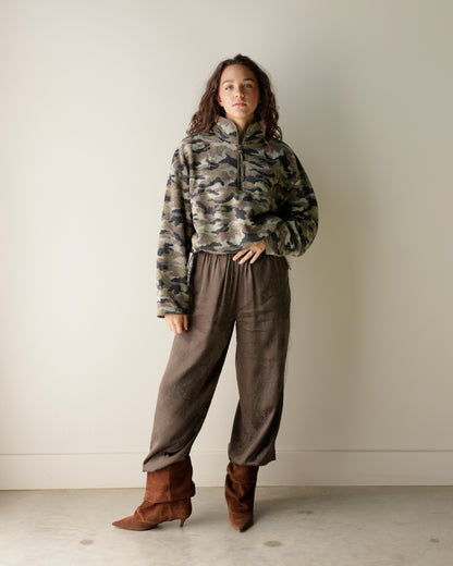CAMO CRAZE FLEECE ZIP UP JACKET