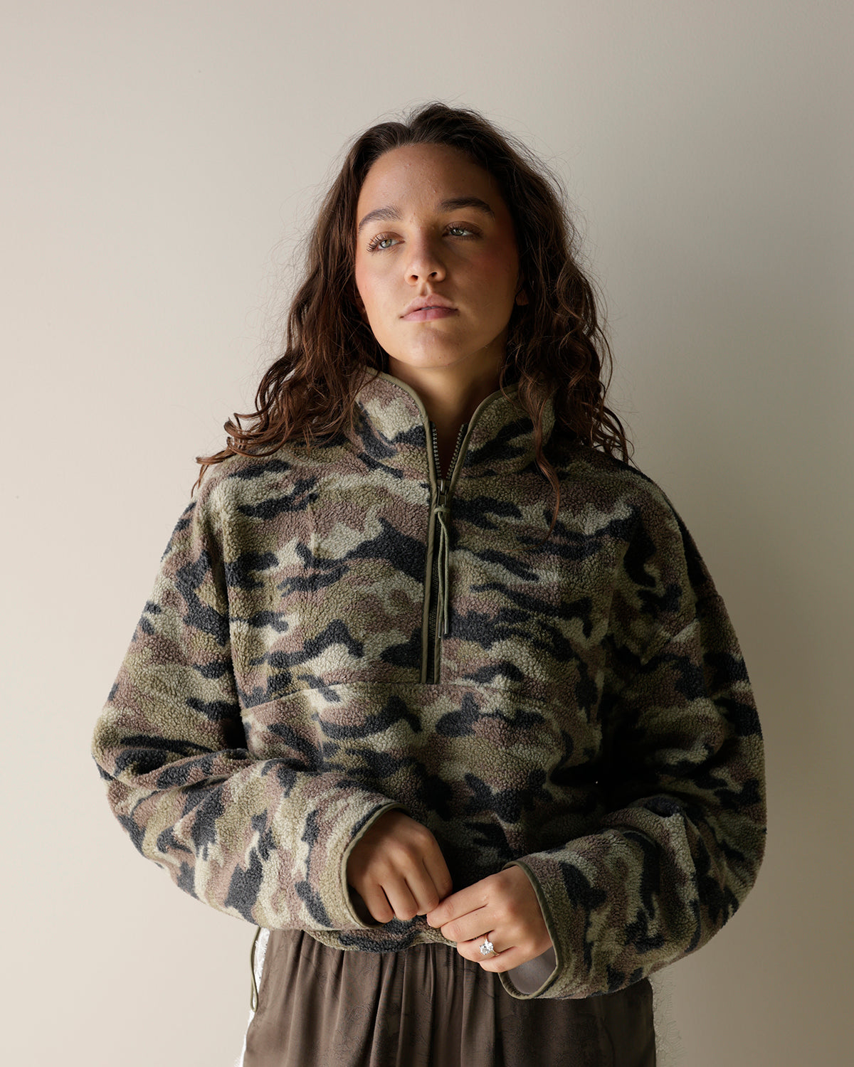 CAMO CRAZE FLEECE ZIP UP JACKET