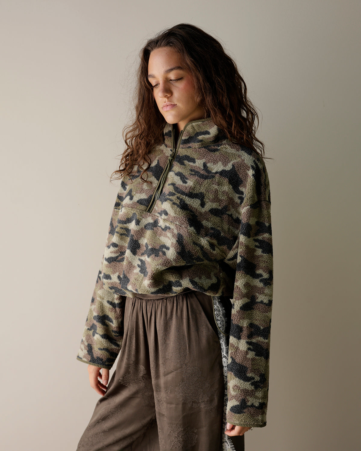 camo Sherpa, comfy fall jacket, camouflage Sherpa, camo fleece, zip ups