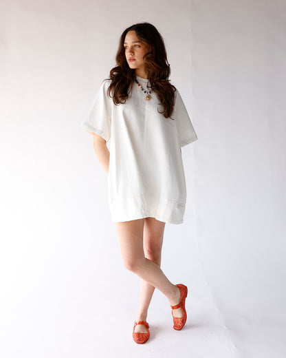 CLEAN SLATE DENIM MINI DRESS