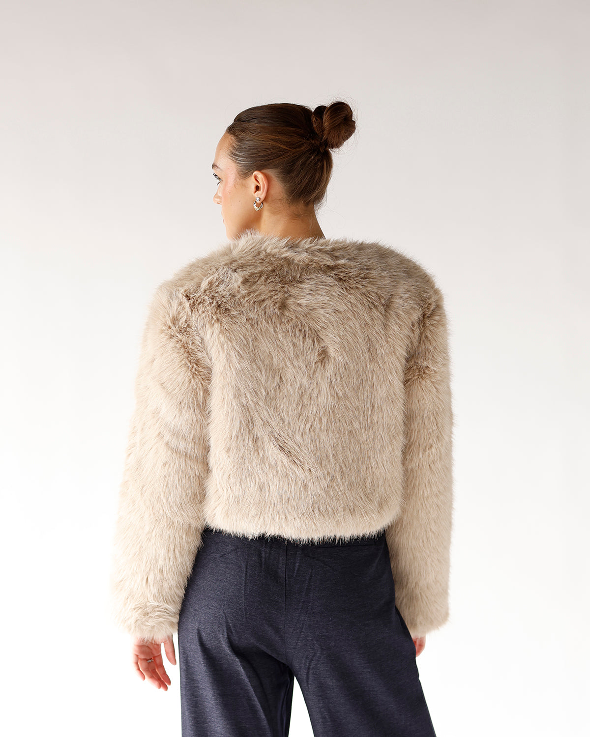 POWER MOVE FAUX FUR JACKET