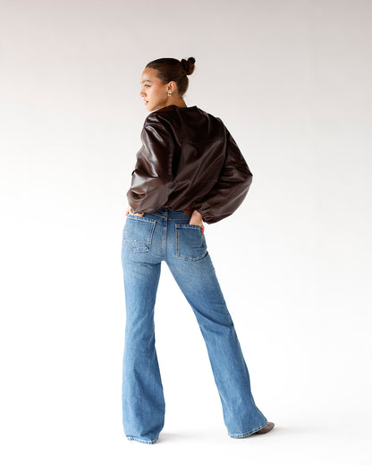 FREE PEOPLE WEST COAST RELAXED FLARE X HUMBLE