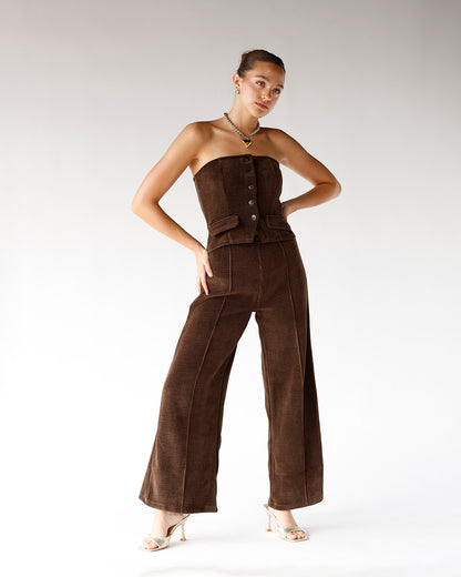 SAGE THE LABEL CORDUROY JUMPSUIT