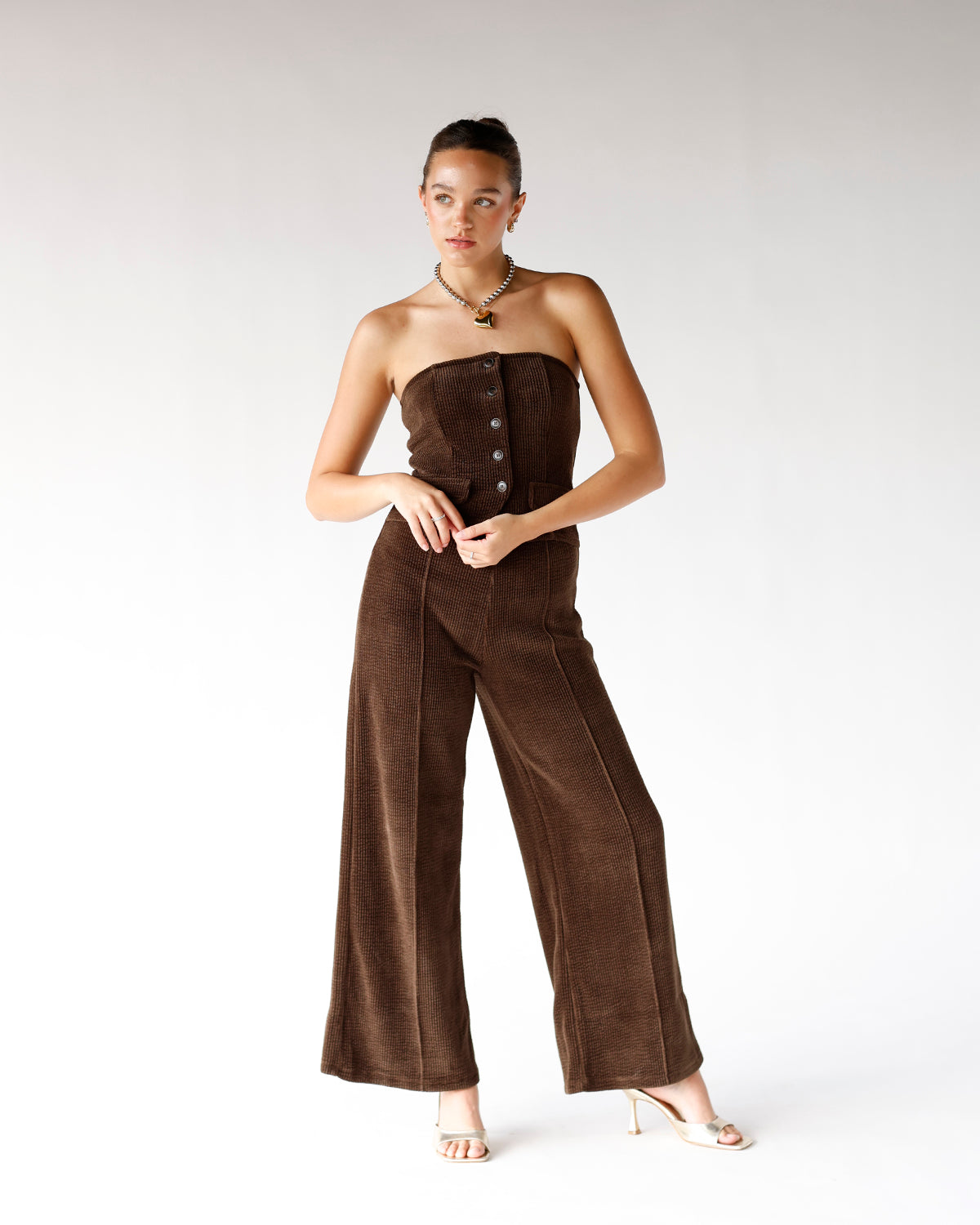 corduroy jumpsuit fall fashion date night outfit ideas 