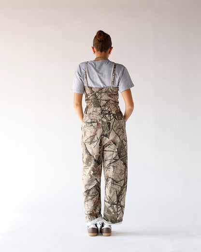 CAMO DENIM JUMPSUIT