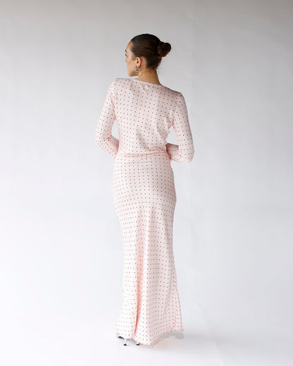 DOLLY POLKA DOT MAXI DRESS