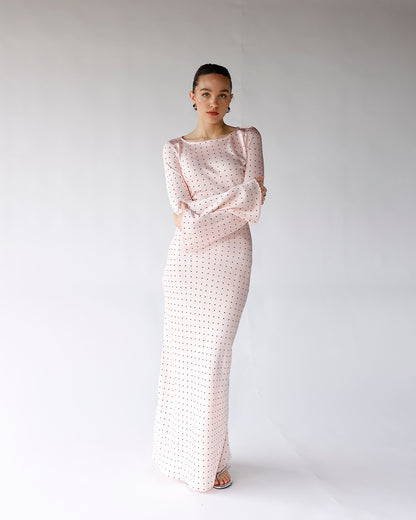 DOLLY POLKA DOT MAXI DRESS