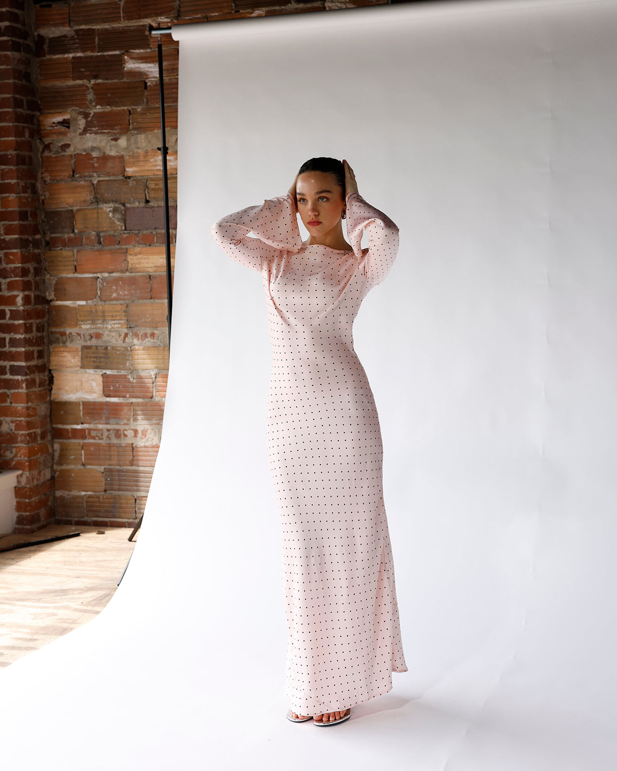 DOLLY POLKA DOT MAXI DRESS