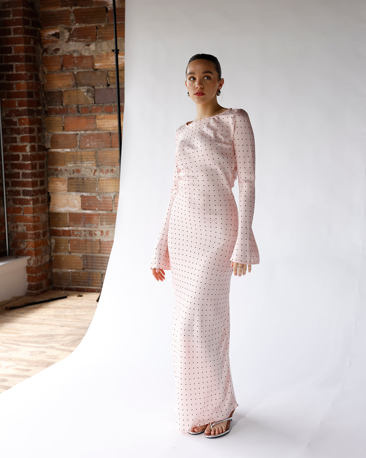 DOLLY POLKA DOT MAXI DRESS