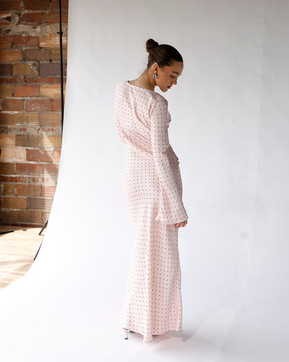 DOLLY POLKA DOT MAXI DRESS