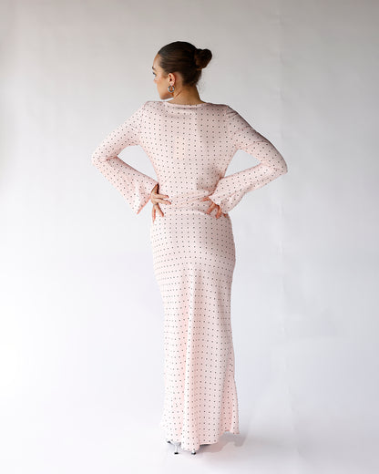 DOLLY POLKA DOT MAXI DRESS