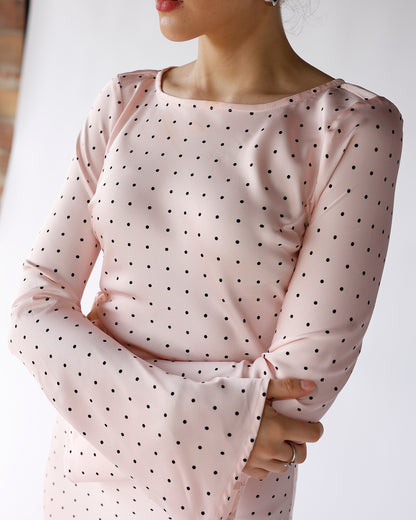 DOLLY POLKA DOT MAXI DRESS