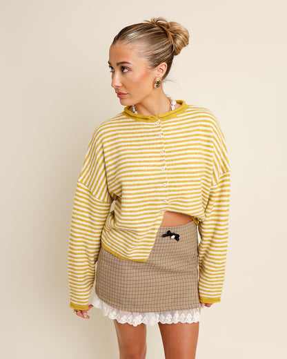 CHECK ME MAYBE MINI SKIRT
