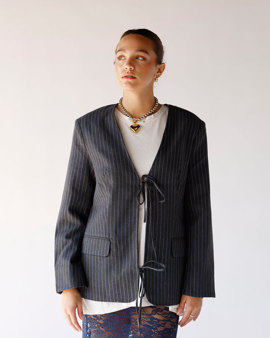 FRNCH GRISETTE GREY BLAZER