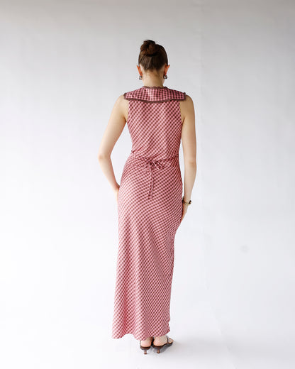 ROSIE GINGHAM MAXI DRESS