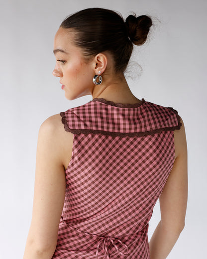 ROSIE GINGHAM MAXI DRESS