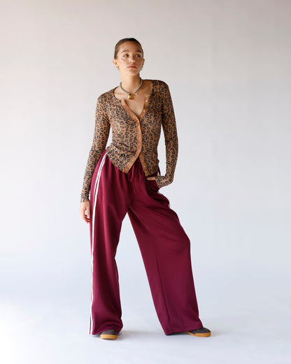 FREE PEOPLE GOING PLACES PRINTED CARDI X NATURAL COMBO