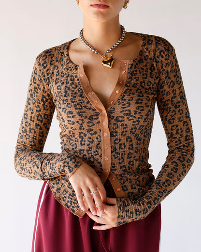 FREE PEOPLE GOING PLACES PRINTED CARDI X NATURAL COMBO