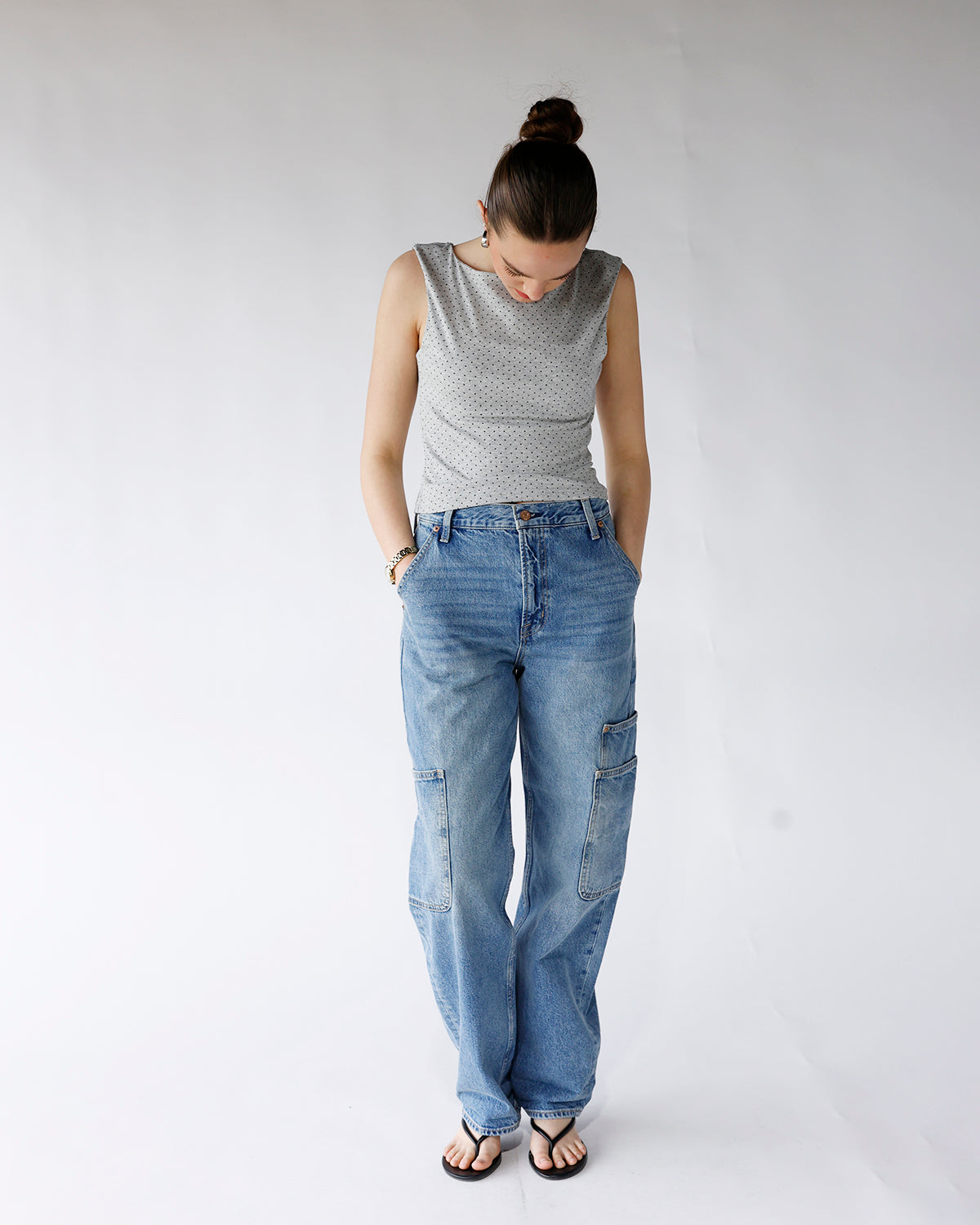 PISTOLA SONNY HIGH RISE BARREL JEAN X COASTAL FADE