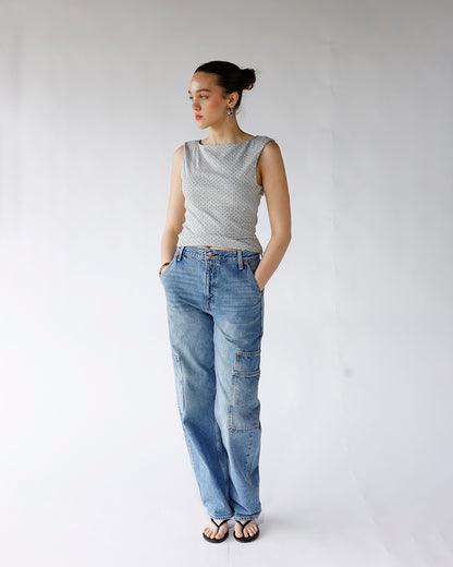PISTOLA SONNY HIGH RISE BARREL JEAN X COASTAL FADE