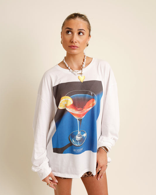 girl dangerous mimosa graphic tee